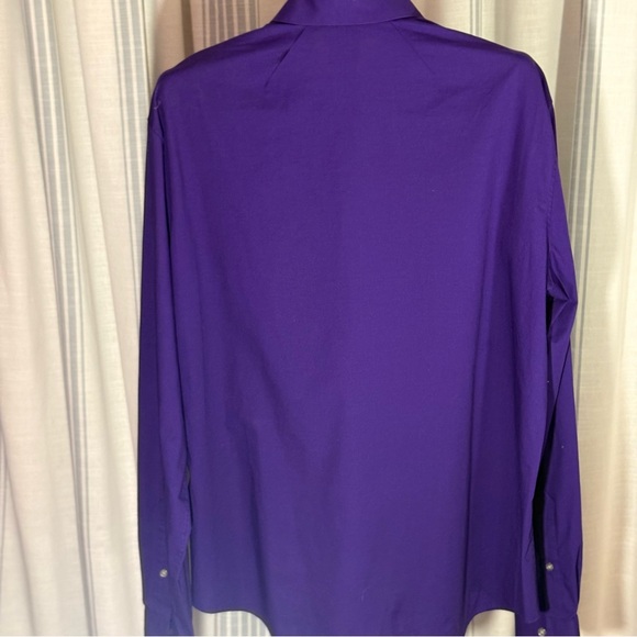3/$20 Van Heusen Men's Purple Shirt - Picture 5 of 5